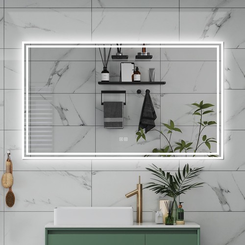 Bathroom led mirror with - mirror,