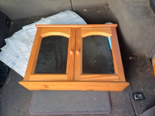 Vintage pine cupboard - vintage,