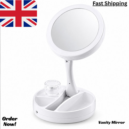 Led makeup vanity mirror - makeup, with