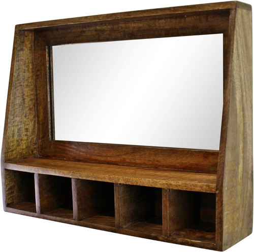 Solid mango wood wall - wall, mirror