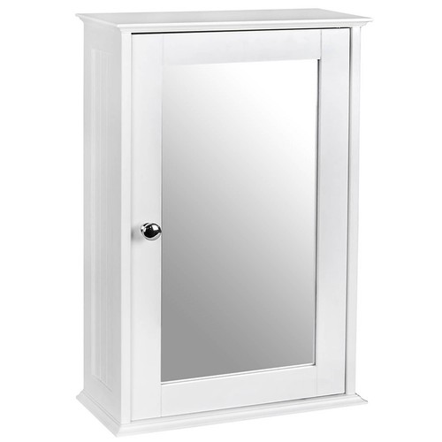 Single door mirrored bathroom - single,