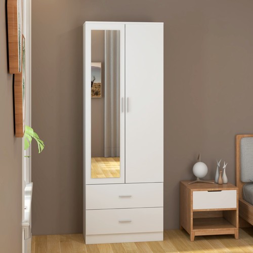 Door mirrored wardrobe 2 - door,