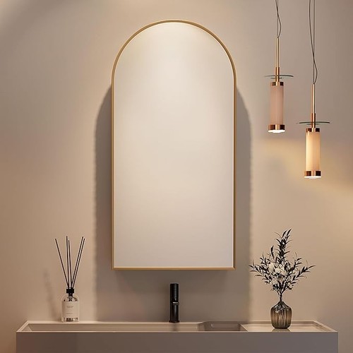 Arched mirror cabinet - arched,