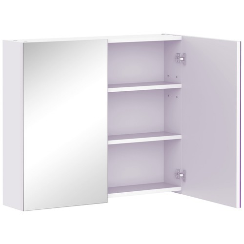 Homcom wall mounted bathroom - wall,