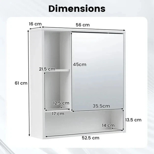 Costway bathroom wall mirror - costway,