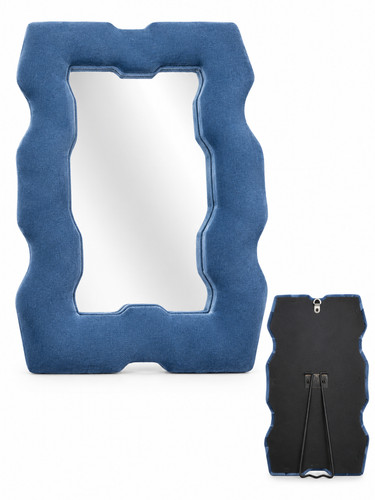 Velvet soft wavey mirror - , set