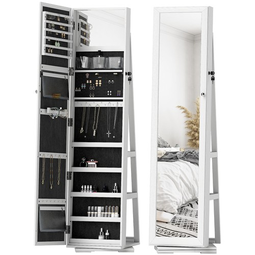 Homcom jewelry cabinet full - homcom,